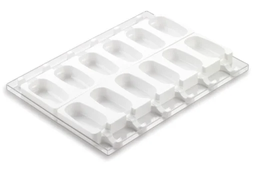 Silikomart SteccoFlex Ijsvorm 12 Ijsjes 9 X 5 Cm Silicone Wit -Keukenbenodigdheden Korting Winkel 12255 03 1