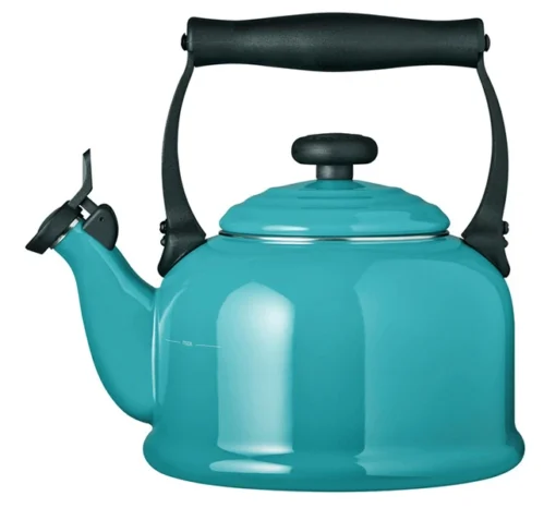 Le Creuset Tradition Fluitketel 2,1 Liter Staal Caribbean Blue -Keukenbenodigdheden Korting Winkel 2281212 1e9adb72 cd98 46c0 afbb 3a44162ced94