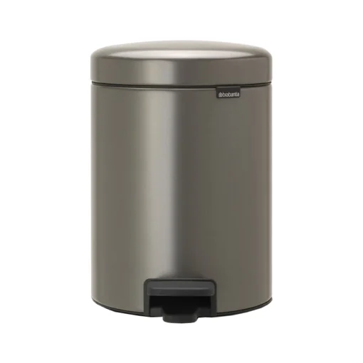 Brabantia Newicon Pedaalemmer 5 Liter Platinum -Keukenbenodigdheden Korting Winkel 26 1