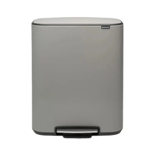 Brabantia Bo Pedaalemmer 2 X 30 Liter Mineral Concrete Grey -Keukenbenodigdheden Korting Winkel 2 6