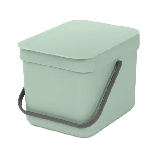 Brabantia Sort En Go Afvalbak 6 Liter Jade Green -Keukenbenodigdheden Korting Winkel 47