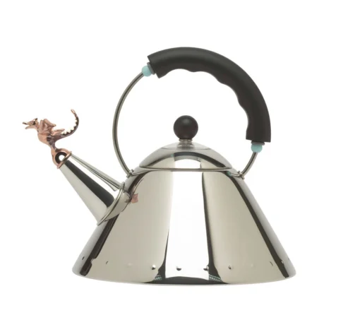 Alessi Tea Rex Fluitketel 2 Liter Rvs Zwart -Keukenbenodigdheden Korting Winkel 5799 70230 1