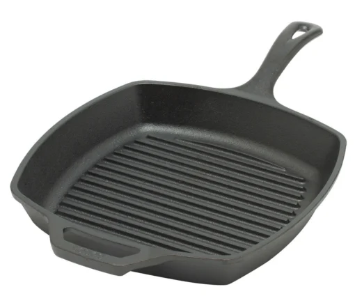 Lodge Logic Vierkante Grillpan 26 Cm Gietijzer Zwart -Keukenbenodigdheden Korting Winkel 6308 50182 1