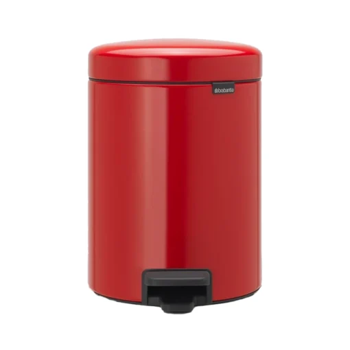 Brabantia Newicon Pedaalemmer 5 Liter Passion Red -Keukenbenodigdheden Korting Winkel 64