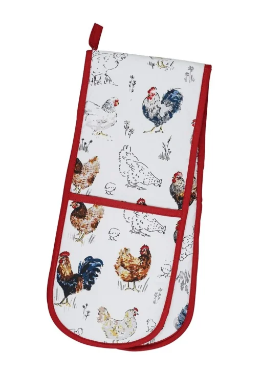 Ulster Weavers Farm Birds Lange Pannenlap Katoen -Keukenbenodigdheden Korting Winkel 7farb03