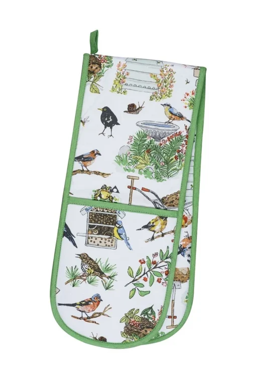 Ulster Weavers Garden Birds Lange Pannenlap Katoen -Keukenbenodigdheden Korting Winkel 7garb03