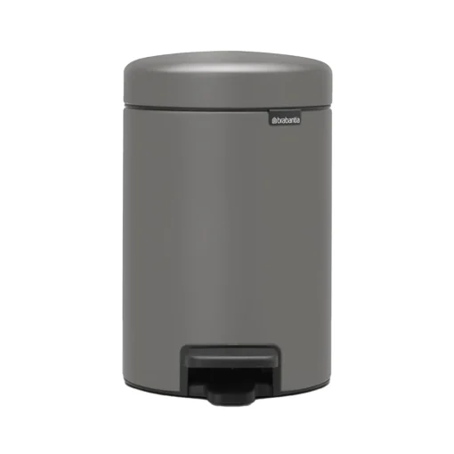 Brabantia Newicon Pedaalemmer 3 Liter Mineral Concrete Grey -Keukenbenodigdheden Korting Winkel 85