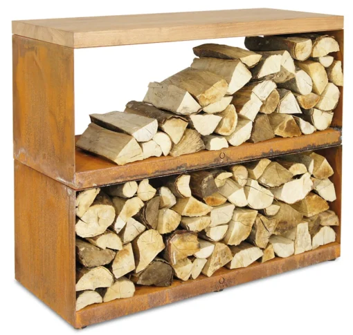 OFYR Wood Storage Dressoir 100 Cm Cortenstaal -Keukenbenodigdheden Korting Winkel 8809 82744 1