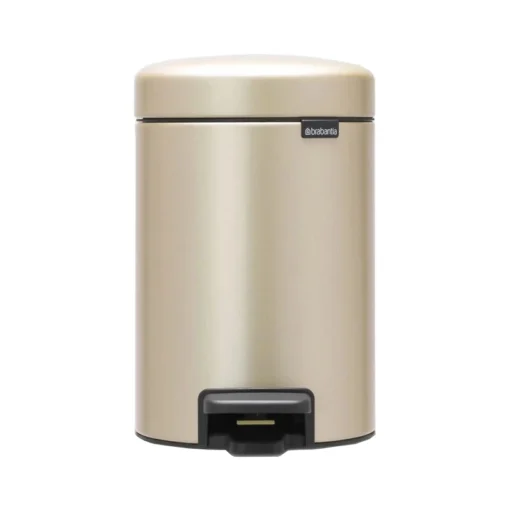 Brabantia Newicon Pedaalemmer 3 Liter Metallic Gold -Keukenbenodigdheden Korting Winkel 8 1