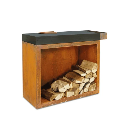 OFYR Butcher Block Storage 90 Hakblok 45 X 90 Cm Met Donkergrijs Keramieken Werkblad -Keukenbenodigdheden Korting Winkel bbs 45 90 88 cd copy 1