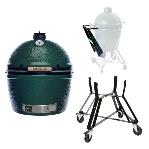 Big Green Egg Extra Extra Large ø 74,3 Cm Keramiek Groen Met Nest En Handler -Keukenbenodigdheden Korting Winkel bge hoofd