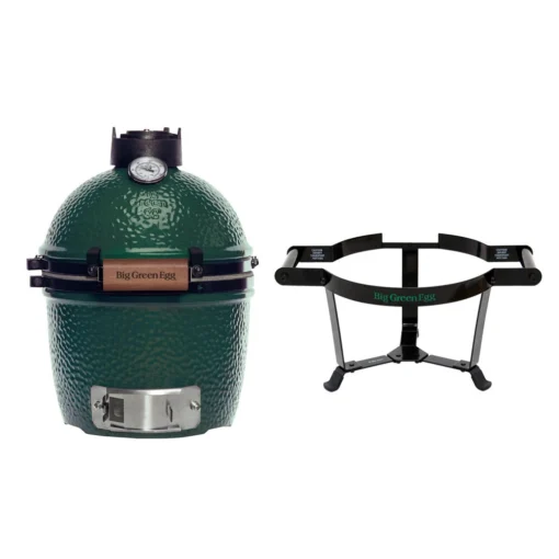 Big Green Egg Mini Barbecue ø 25 Cm Keramiek Groen Met Carrier -Keukenbenodigdheden Korting Winkel bge hoofd 2 mini carrier