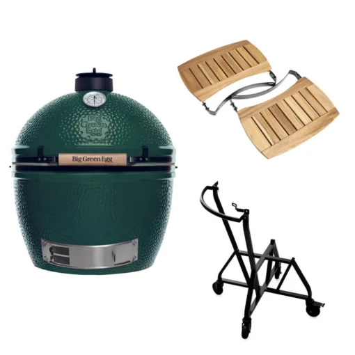 Big Green Egg Extra Large Barbecue ø 67,5 Cm Keramiek Groen Met IntEGGrated Nest, Handler En Acaciahouten Zijtafels -Keukenbenodigdheden Korting Winkel bge hoofd