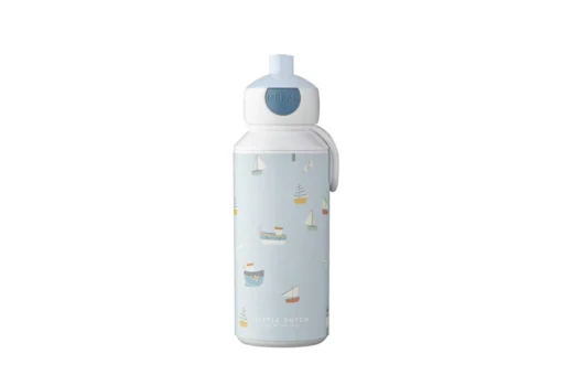 Mepal Campus Little Dutch Sailors Bay Pop Up Drinkfles 400 Ml Kunststof -Keukenbenodigdheden Korting Winkel drinkfles pop up campus 400 ml sailors bay 1