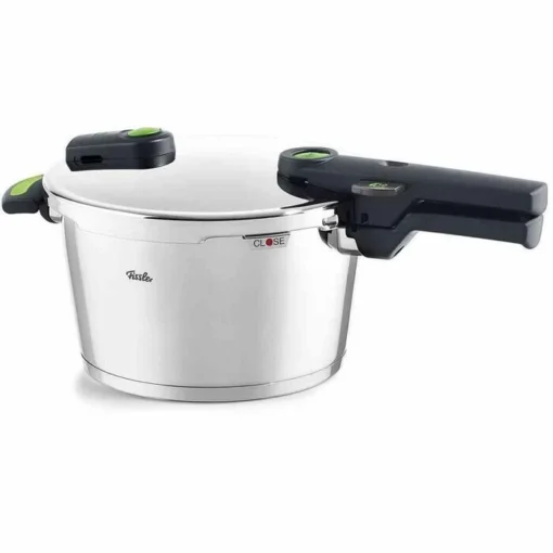 Fissler Vitaquick Green Snelkookpan Met Inzet 4,5 Liter -Keukenbenodigdheden Korting Winkel fissler green 4 5