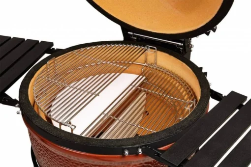 Kamado Joe Halve Maan Heat Deflector Voor Classic Joe 2 Stuks -Keukenbenodigdheden Korting Winkel kamado joe barbecue halfronde heat deflector stene 2