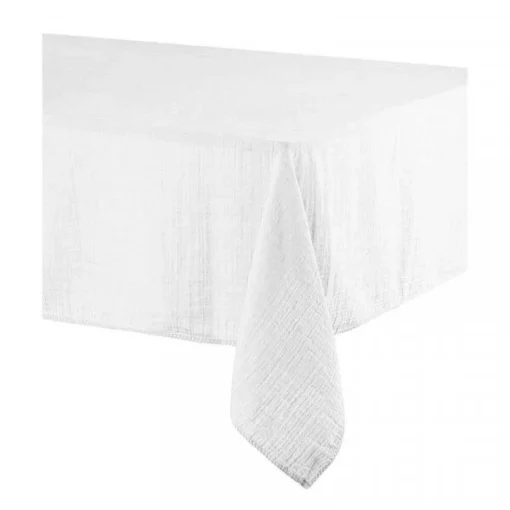 Haomy Mykonos Tafelkleed 170 X 300 Cm Linnen Blanc -Keukenbenodigdheden Korting Winkel mykonos nappe 170x250 00 blanc 1