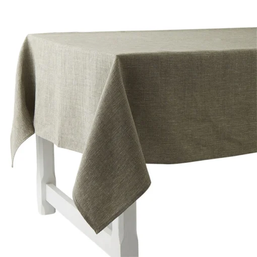 Charvet PEPITE Tafellaken 320 X 150 Cm Linnen Grijs/beige Met Glinster -Keukenbenodigdheden Korting Winkel nappe pepite gris de lin 1