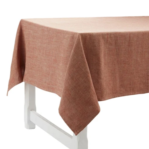 Charvet PEPITE Tafellaken 320 X 150 Cm Linnen Rood/beige Met Glinster -Keukenbenodigdheden Korting Winkel nappe pepite rouge 1 e1592834254486