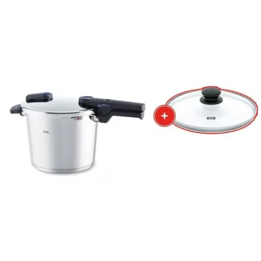 Fissler Vitaquick Snelkookpan Met Extra Glasdeksel 6 Liter ø 22 Cm Rvs -Keukenbenodigdheden Korting Winkel nieuw project 1 3