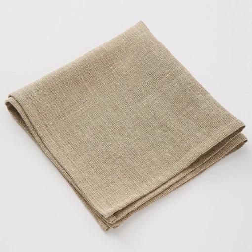 Charvet PEPITE Servet 45 X 45 Cm Linnen Naturel/beige -Keukenbenodigdheden Korting Winkel sdt pepite naturel